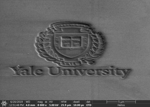 microetched logo
